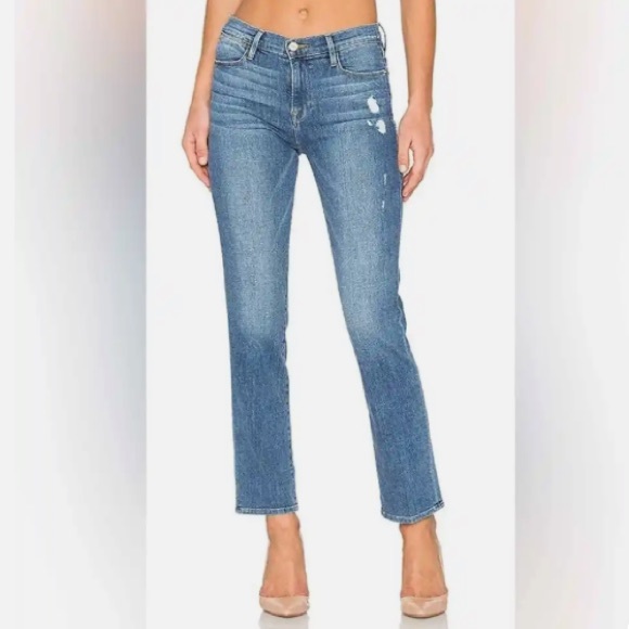 Frame Denim Denim - Frame Le High Straight Jeans, Size 28